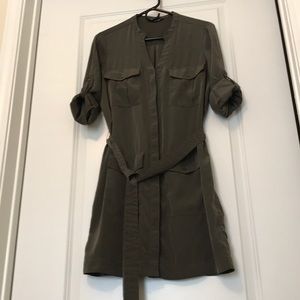 Cargo Button Down Dress